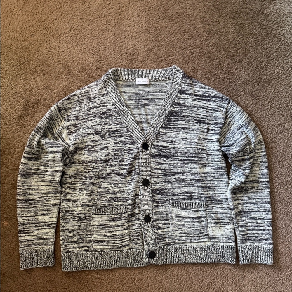 John Elliott Cotton Cardigan Sweater